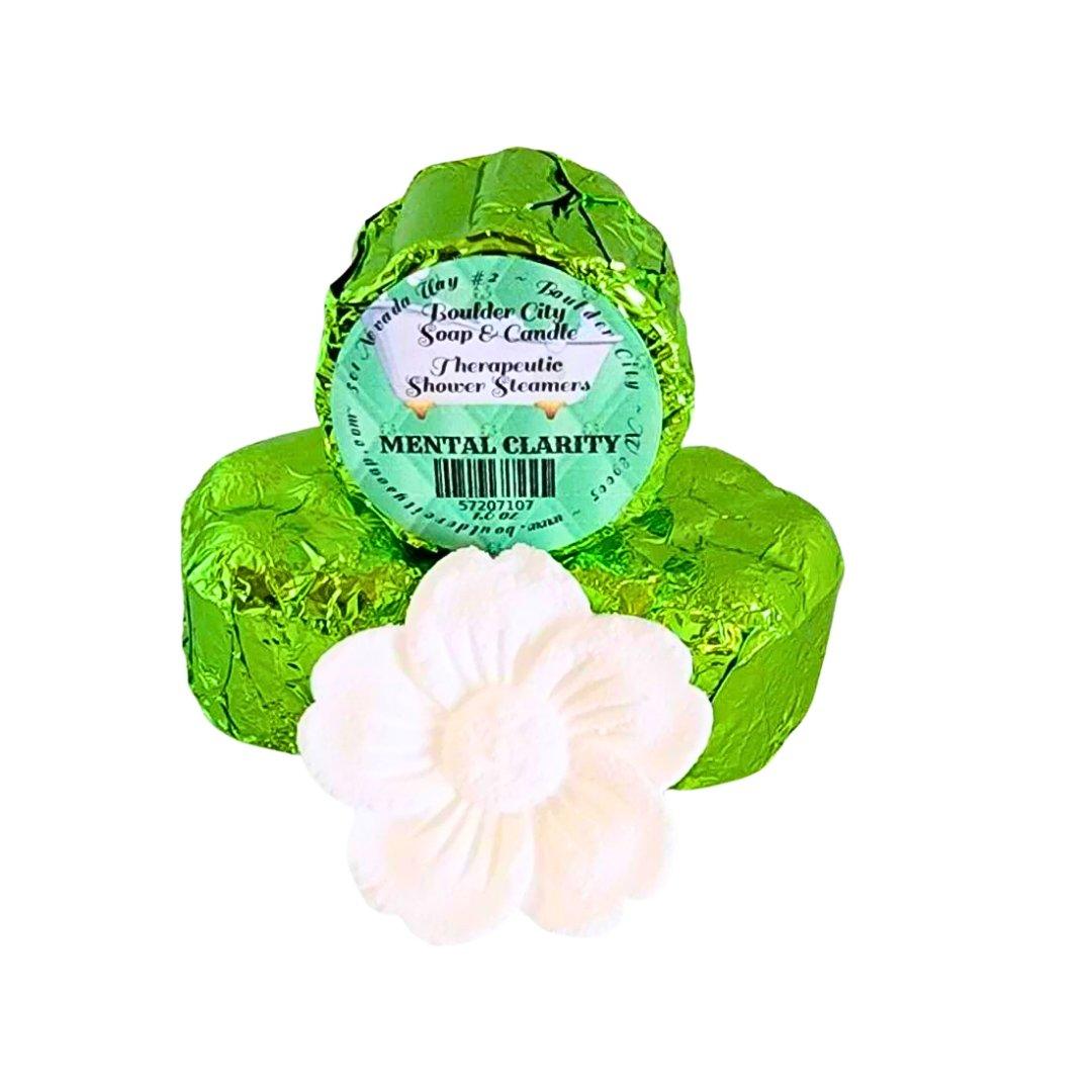 Shower Steamers - Handmade - Essential Oils - Mental Clarity - 1.6oz - Bouldercitysoap