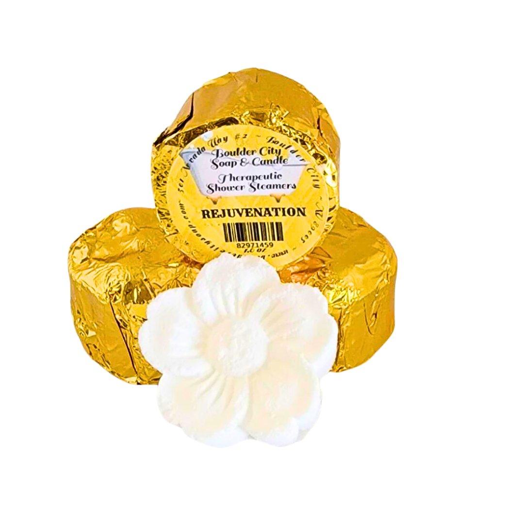 Shower Steamers - Handmade - Essential Oils - Rejuvenation - 1.6oz - Bouldercitysoap