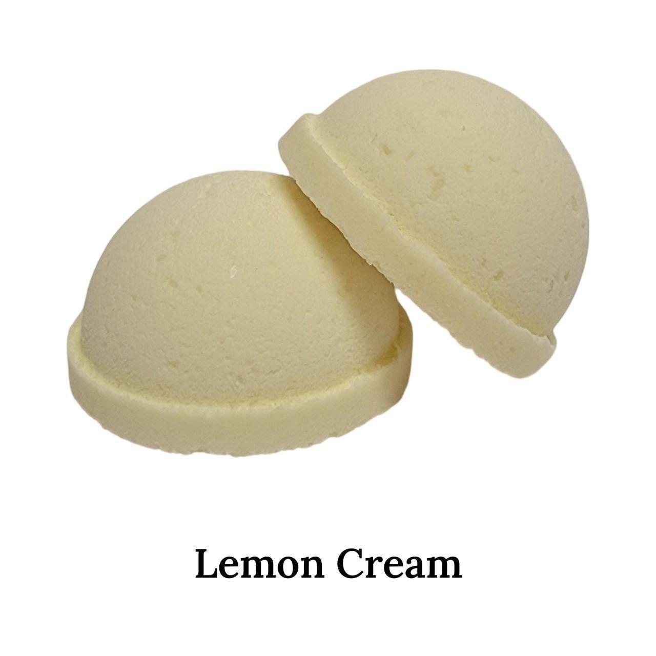 Bath Bomb | Lemon Cream | Boudlercitysoap | Handmade | Mess-Free 