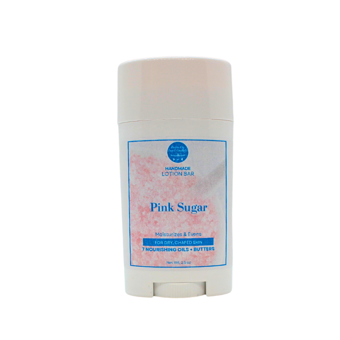 Lotion Bar | Pink Sugar | Handcrafted | All-Natural | 2.5oz | Bouldercitysoap