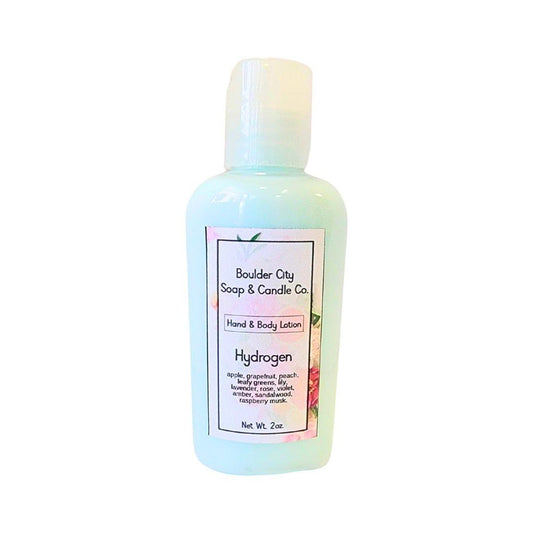 Hand & Body Lotion - 2oz - Hydrogen - Handmade - Bouldercitysoap