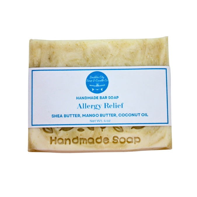 Natural Bar Soap | Allergy Relief | Gentle Cleanse | Handmade | 4.0oz | Bouldercitysoap  