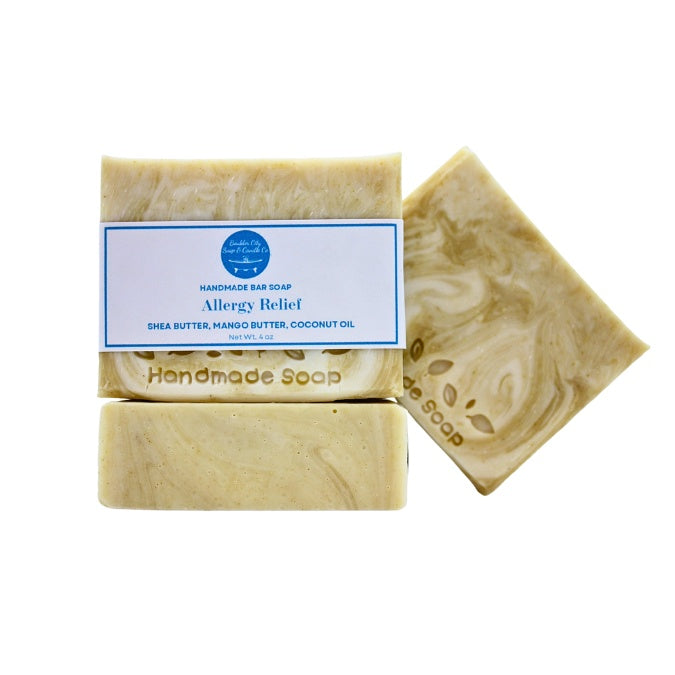 Natural Bar Soap | Allergy Relief | Gentle Cleanse | Handmade | 4.0oz | Bouldercitysoap  