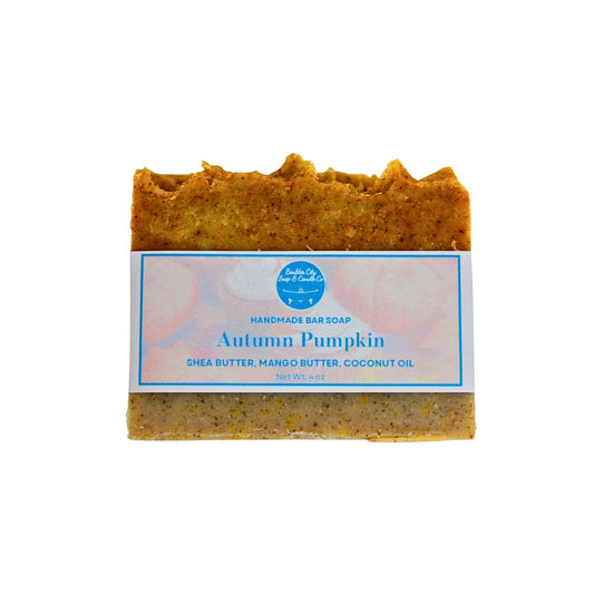 Natural Bar Soap | Autumn Pumpkin | Seasonal | Handmade | 4.0oz | Bouldercitysoap