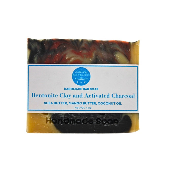 Natural Bar Soap | Bentonite Clay | Activated Charcoal | Detox | Handmade | 4.0oz | Bouldercitysoap  