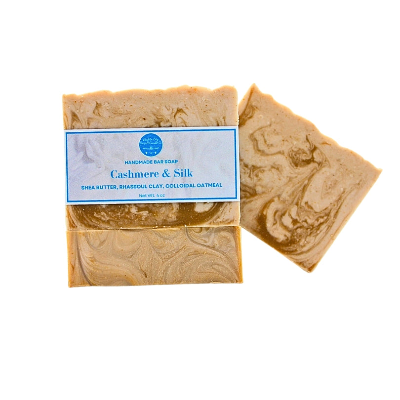Natural Bar Soap | Cashmere and Silk | Soft & Luxurious | Handmade | 4.0oz | Bouldercitysoap  