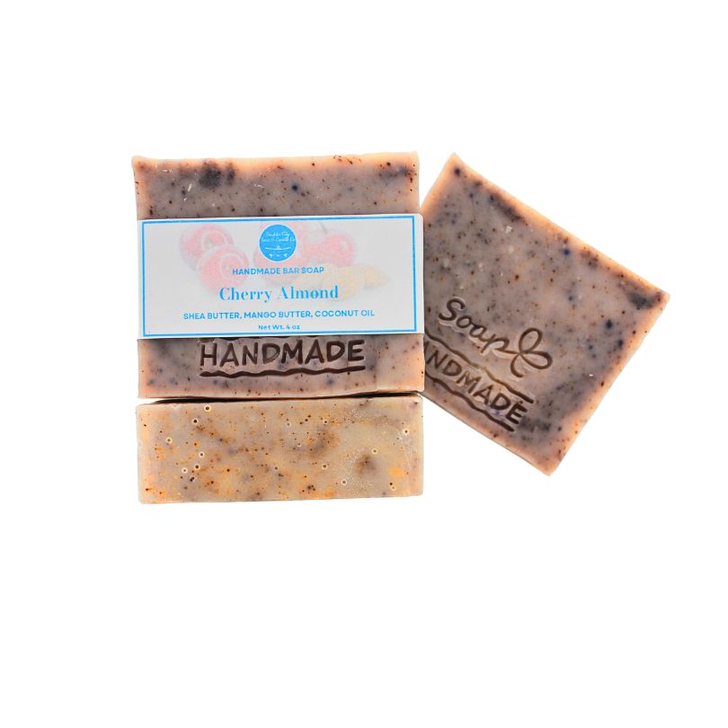 Natural Bar Soap | Cherry Almond | Natural | Handmade | 4.5oz | Bouldercitysoap