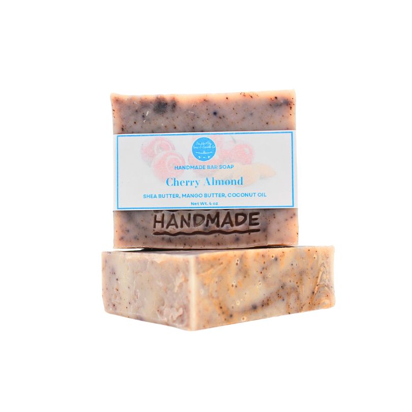 Natural Bar Soap | Cherry Almond | Natural | Handmade | 4.5oz | Bouldercitysoap