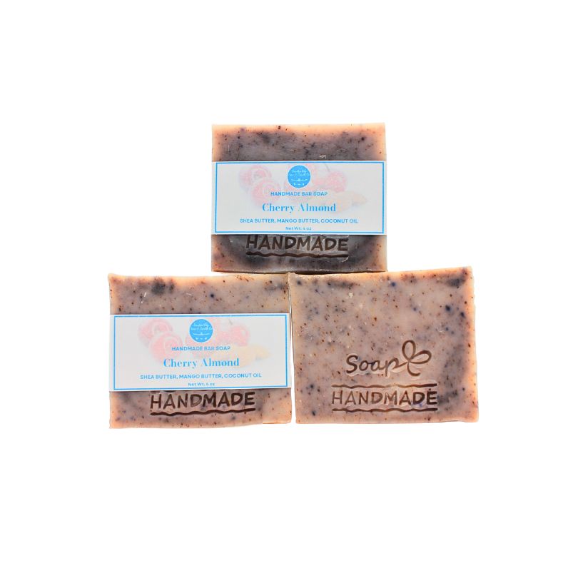 Natural Bar Soap | Cherry Almond | Natural | Handmade | 4.5oz | Bouldercitysoap