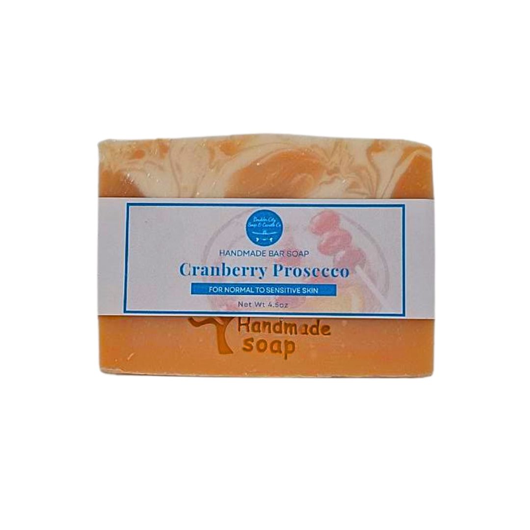 Natural Bar Soap | Cranberry Prosecco | Handmade | 4.5oz | Bouldercitysoap