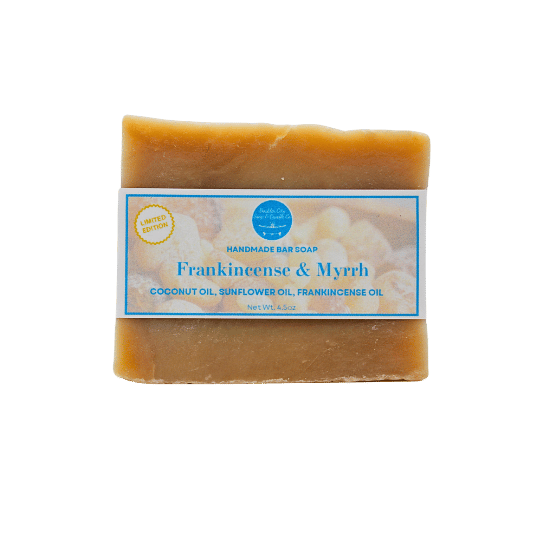 Natural Bar Soap | Frankincense & Myrrh | LIMITED-EDITION | Natural | Clean | Handmade | 4.5oz | Bouldercitysoap