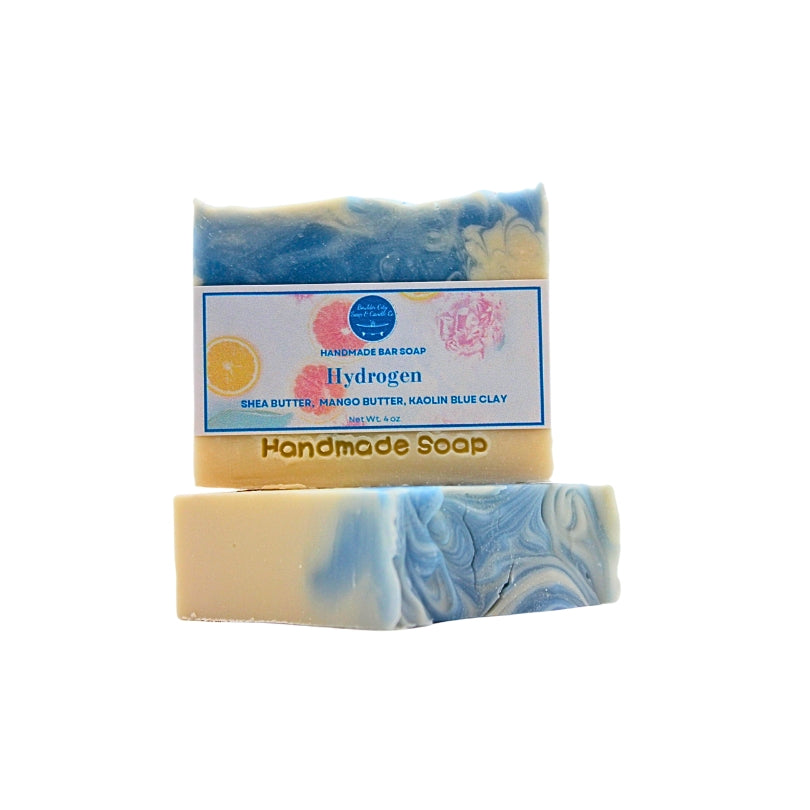 Natural Bar Soap | Hydrogen | Clean & Crisp | Handmade | 4.0oz | Bouldercitysoap  