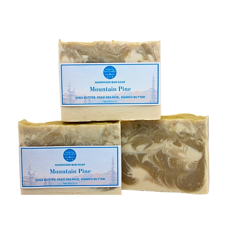 Natural Bar Soap | Mountain Pine | Fresh & Woodsy | Handmade | 4.0oz | Bouldercitysoap  