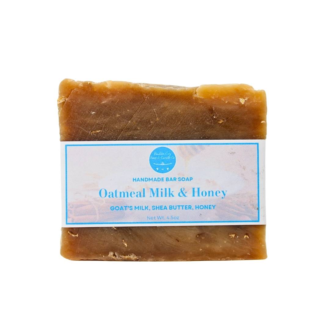 Natural Bar Soap | Oatmeal Milk & Honey | Handmade | 4oz | Bouldercitysoap

