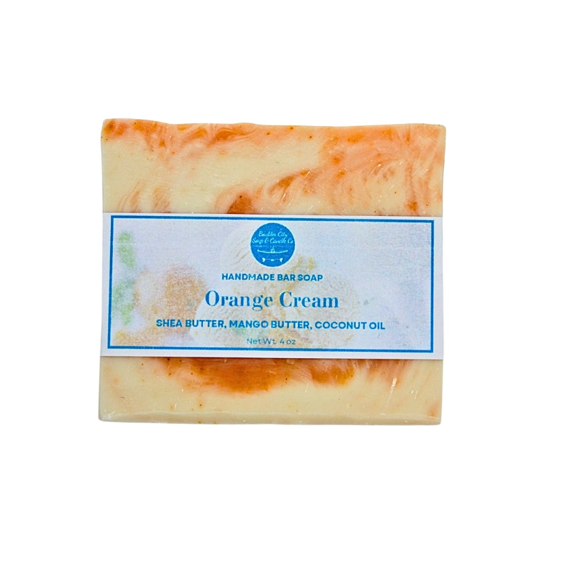 Natural Bar Soap | Orange Cream | Citrus & Sweet | Handmade | 4.0oz | Bouldercitysoap  