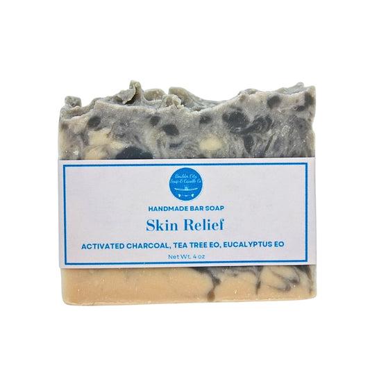 Natural Bar Soap | Skin Relief | Gentle & Soothing | Handmade | 4.0oz | Bouldercitysoap  
