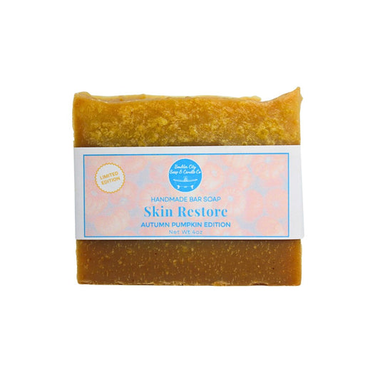 Natural Bar Soap | Skin Restore | Autumn Pumpkin | Seasonal | Handmade | 4.0oz | Bouldercitysoap  