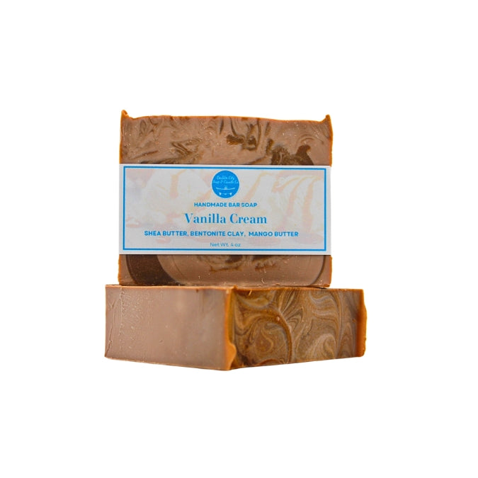 Natural Bar Soap | Vanilla Cream | Warm & Comforting | Handmade | 4.0oz | Bouldercitysoap  