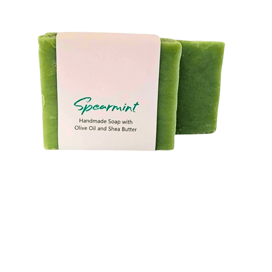 Vegan Bar Soap | Spearmint | Handmade | 4oz | Bouldercitysoap