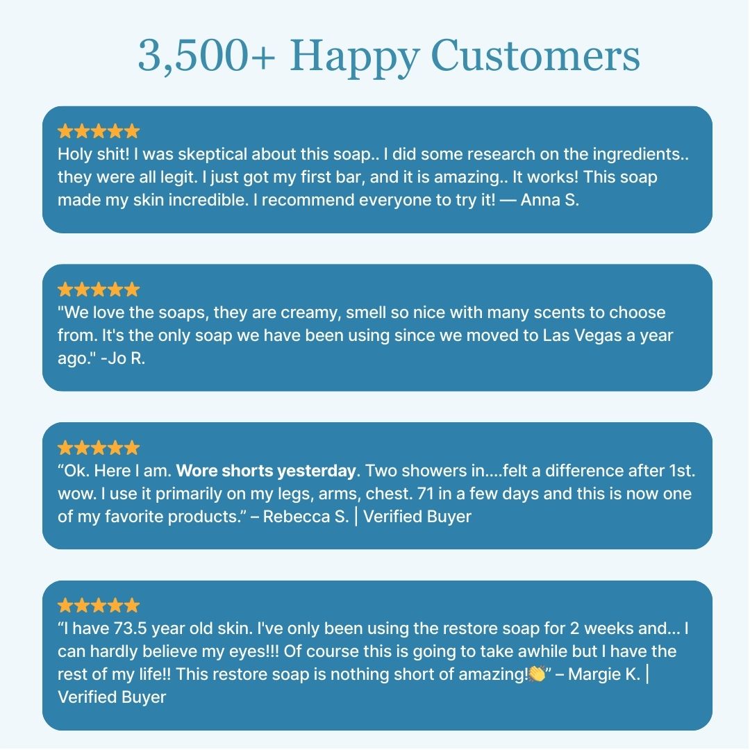 Verified customer reviews of Tone Restore soap | Real women share results for brighter, even-toned skin